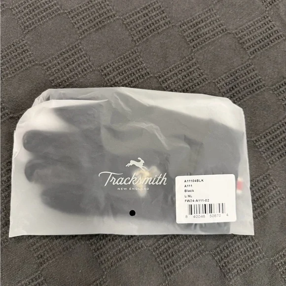Tracksmith Inverno Gloves L/XL Black - Picture 2 of 4